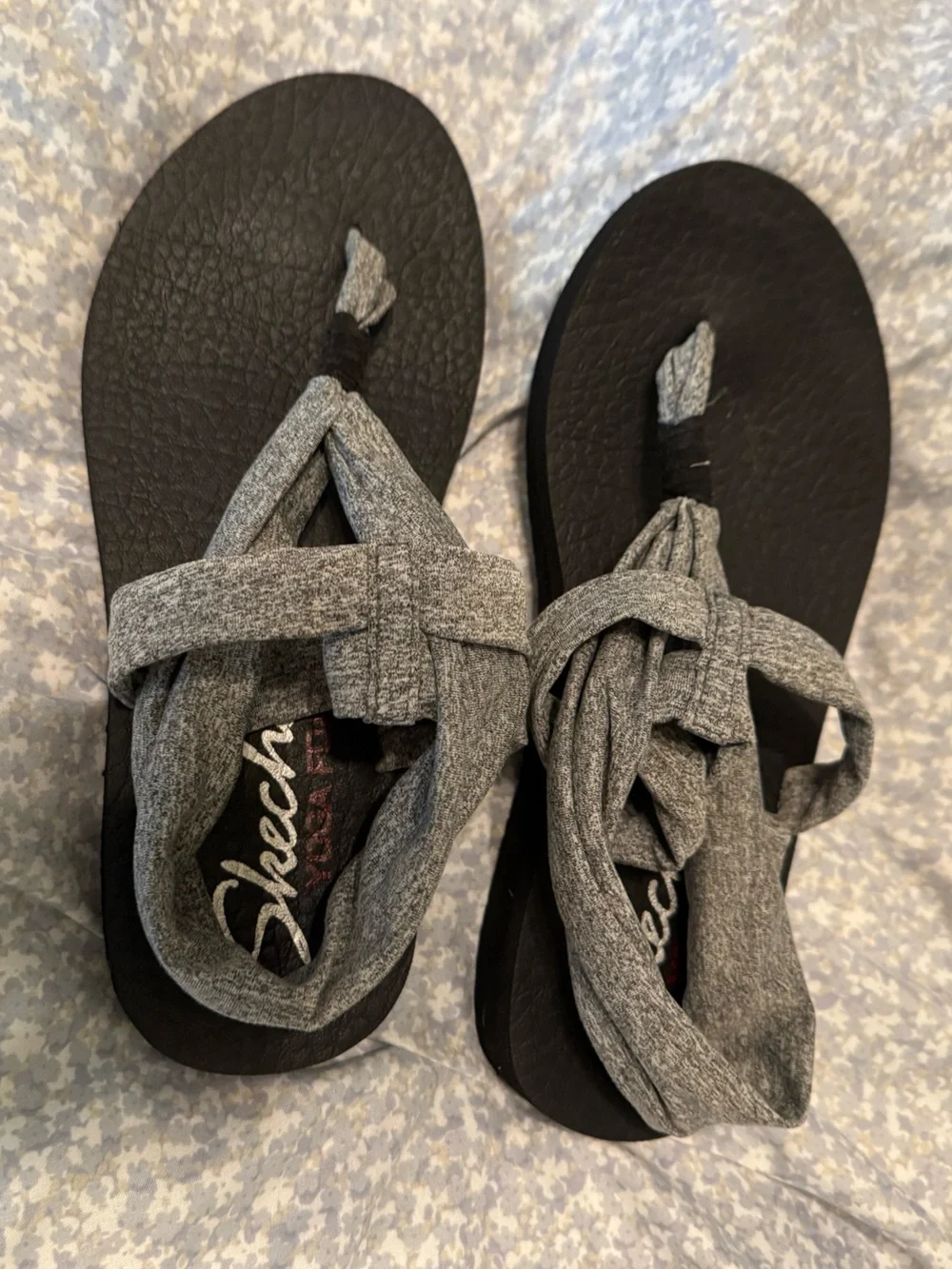Skechers Gray Wrap-Style Sport Sandals